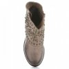 női bokacsizma Crystal Shoes khaki 303-PAk